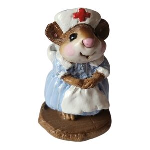 Wee Forest Folks Mousey Nurse Vintage 1983 M-095 Collectible- Retired